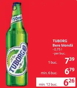 Selgros Tuborg bere blondă Ofertă