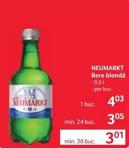 Selgros Neumarkt bere blondă Ofertă