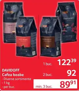 Selgros Davidoff cafea boabe Ofertă