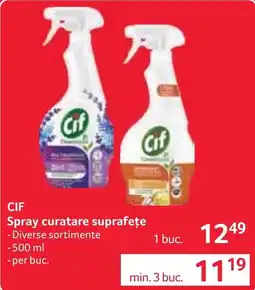 Selgros Cif spray curatare suprafete Ofertă