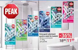 Selgros Peak detergent odorizant pentru vasul de toaletă Ofertă
