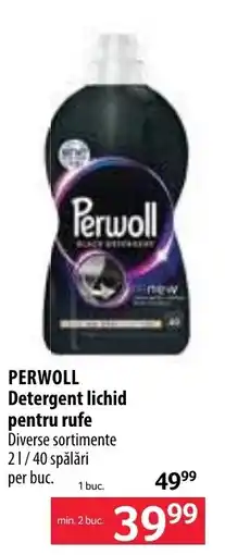 Selgros Perwoll detergent lichid pentru rufe Ofertă
