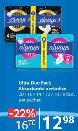 Selgros Always ultra duo pack Ofertă