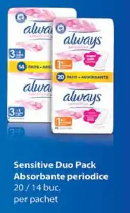 Selgros Always sensitive Duo Pack Ofertă