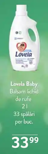 Selgros Lovela Baby Balsam lichid de rufe Ofertă