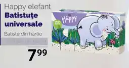 Selgros Happy elefant batistuțe universale Ofertă