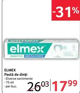 Selgros Elmex pastă de dinți Ofertă