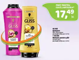La Doi Pasi Gliss şampon + gliss balsam pentru păr Ofertă