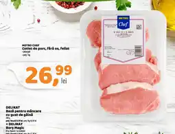 La Doi Pasi Metro Chef Cotlet de porc fără os feliat Ofertă