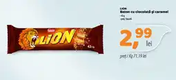 La Doi Pasi Lion baton cu ciocolata si caramel Ofertă