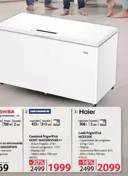 Selgros Ladă frigorifică Haier HCE520E Ofertă