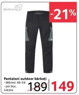 Selgros Pantaloni outdoor bărbați Ofertă