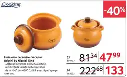 Selgros Linia oale ceramice cu capac Origini by Nicolai Tand Ofertă