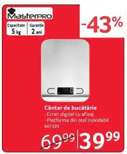 Selgros Cântar de bucătărie Ofertă