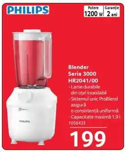 Selgros Blender Seria 3000 HR2041/00 Ofertă