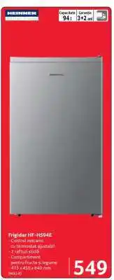 Selgros Frigider HF-HS94E Ofertă
