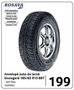 Selgros Anvelopă auto de iarnă Snowgard 185/65 R15 88T Ofertă