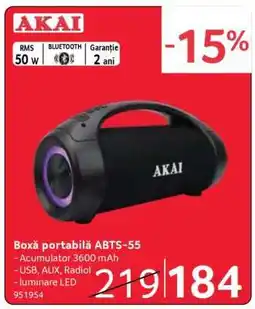 Selgros Boxă portabilă ABTS-55 Ofertă