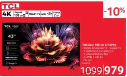Selgros Televizor 108 cm S/43P6K Ofertă