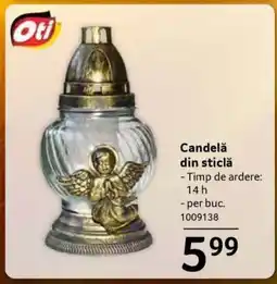 Selgros Candelă din sticlă Ofertă