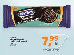 La Doi Pasi McVitie's biscuiti digestivi cu ciocolata neagra Ofertă