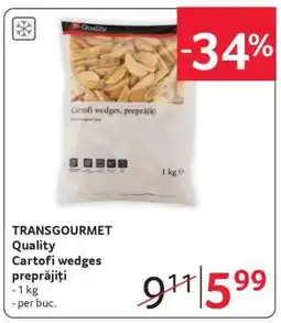 Selgros TRANSGOURMET Quality Cartofi wedges preprăjiți Ofertă
