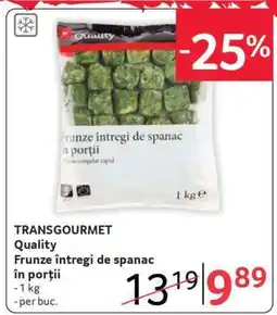 Selgros TRANSGOURMET Quality Ofertă