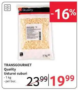 Selgros TRANSGOURMET Quality Usturoi cuburi Ofertă