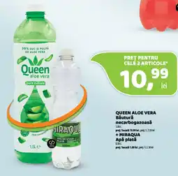La Doi Pasi Queen aloe vera Băutură necarbogazoasă + Miraqua Apă plată Ofertă