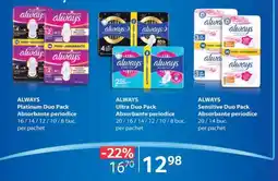 Selgros ALWAYS Platinum Duo Pack Ofertă