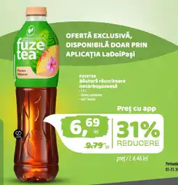 La Doi Pasi Fuzetea băutură răcoritoare necarbobogazoasă Ofertă