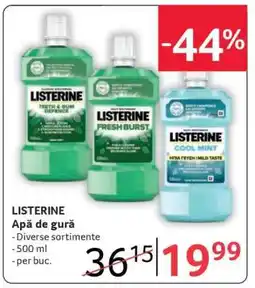 Selgros LISTERINE Ofertă