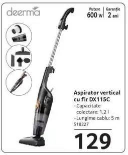 Selgros Aspirator vertical cu fir DX115C Ofertă