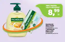 La Doi Pasi Palmolive săpun lichid + palmolive săpun solid Ofertă