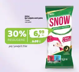 La Doi Pasi Snow șervețele anti pete Ofertă