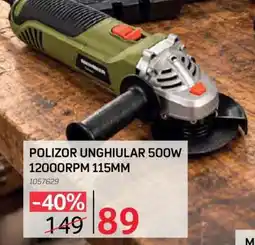 Selgros POLIZOR UNGHIULAR 500W 12000RPM 115MM Ofertă