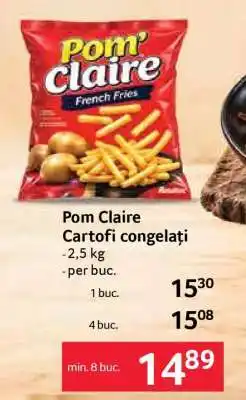 Selgros Pom Claire Cartofi congelați Ofertă