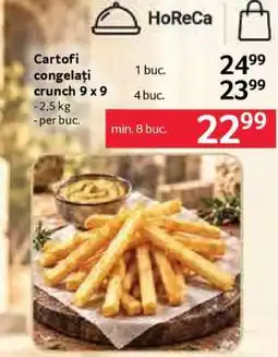 Selgros Cartofi congelați crunch 9 x 9 Ofertă
