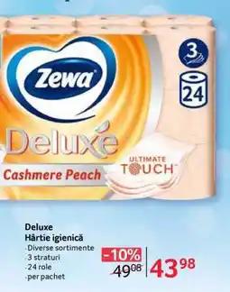 Selgros Deluxe Hârtie igienică Ofertă