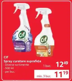 Selgros CIF Spray curatare suprafețe Ofertă