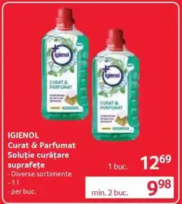 Selgros IGIENOL Curat & Parfumat Soluție curățare suprafețe Ofertă