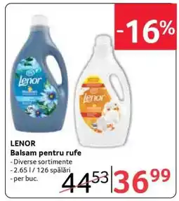 Selgros LENOR Balsam pentru rufe Ofertă