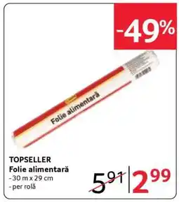 Selgros TOPSELLER Folie alimentară Ofertă