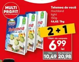 PROFI Telemea de vacă Hochland light 150g Ofertă