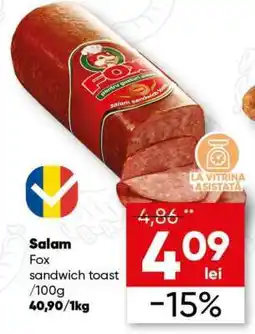 PROFI Salam Fox sandwich toast Ofertă