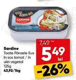 PROFI Sardine Ofertă
