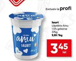 PROFI Iaurt Lăptăria Amu Ofertă