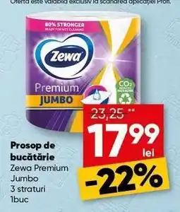 PROFI Prosop de bucătărie Zewa Premium Jumbo Ofertă