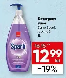 PROFI Detergent vase Sano Spark lavandă 1L Ofertă
