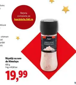 Lidl Râșniță cu sare de Himalaya Ofertă